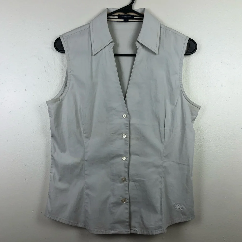 Burberry London Button Up Vest - Picture 1 of 10